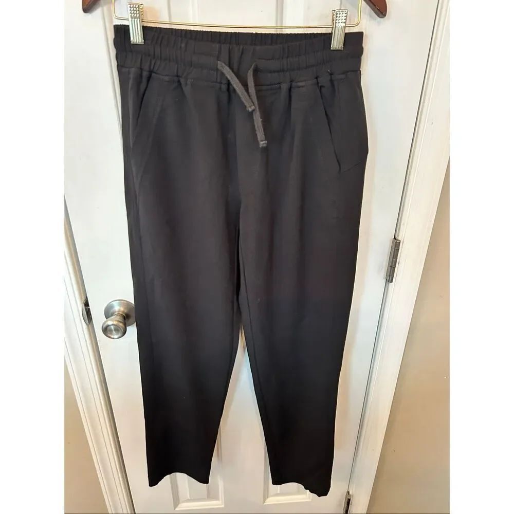 PASKHO ULTRA COMFORTABLE PANTS IN BLACK NERO Travel Jogger Size small